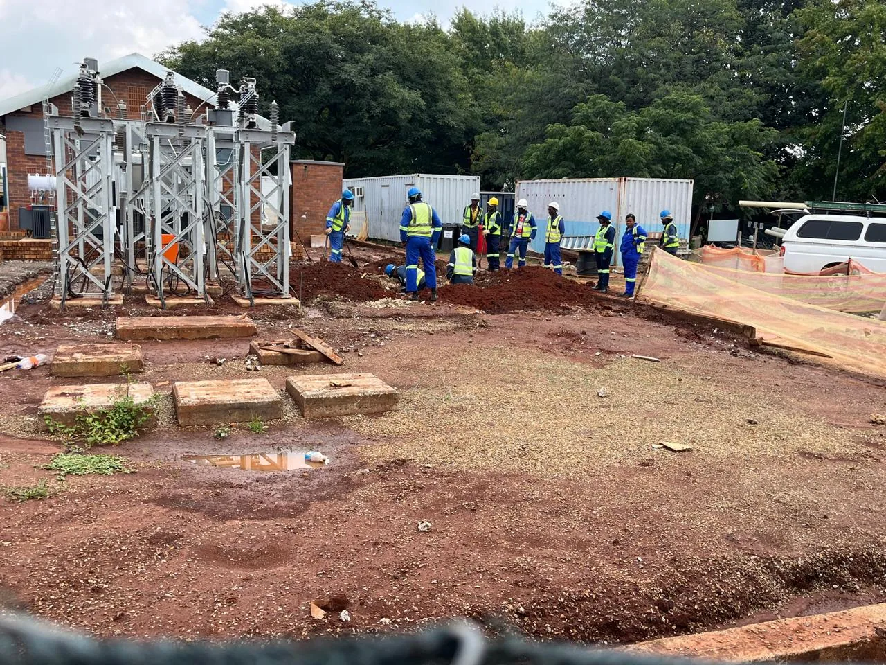 Makgata Enterprise team on site
